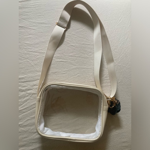 Transparent Cream Crossbody Bag - Picture 7 of 10